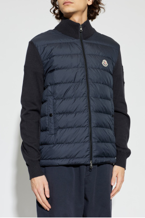 Moncler Cardigan with down front