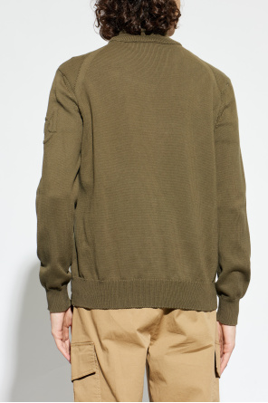 Moncler Cardigan with quilted front