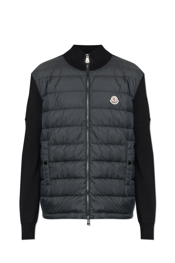 Cardigan with down front od Moncler