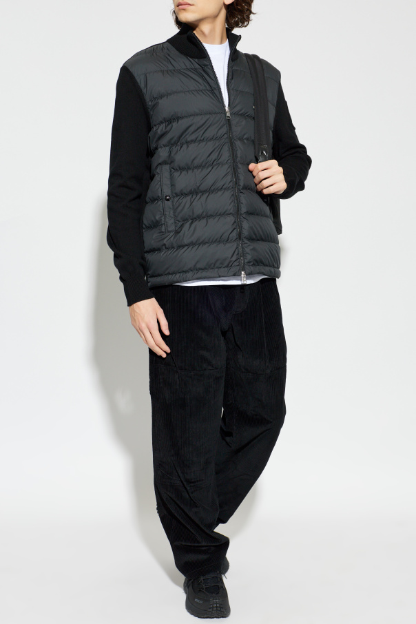 Moncler Cardigan with a down-filled front