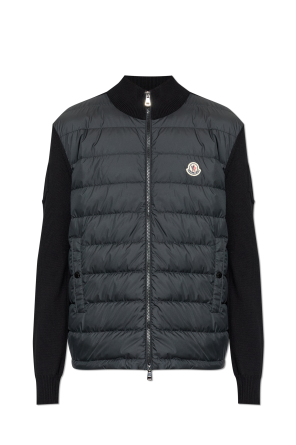 Cardigan with down front