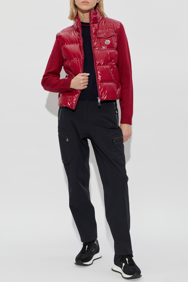 Moncler Cárdigan con parte delantera acolchada