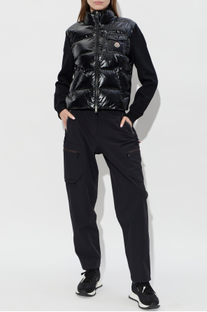 Cardigan with down-filled front od Moncler