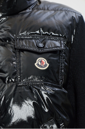 Moncler Cardigan with down-filled front