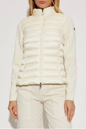 Moncler Cardigan with down front