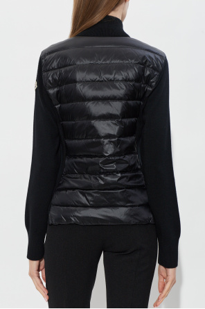 Moncler Kardigan z puchowym wypełnieniem