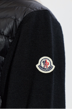 Moncler Kardigan z puchowym wypełnieniem