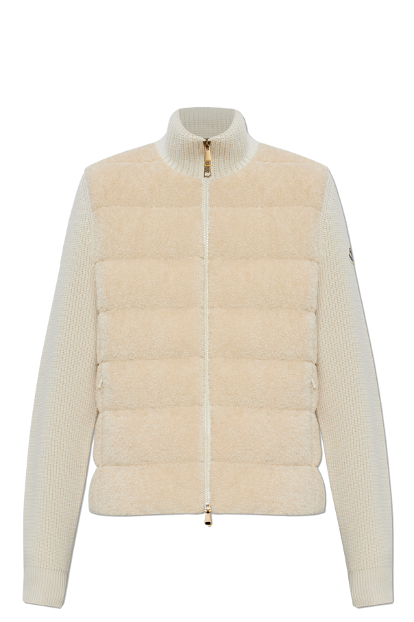 Jacket with wool detailing od Moncler