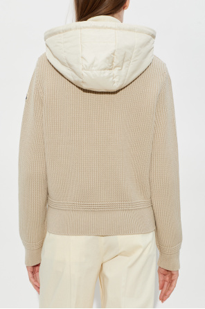 Moncler Kardigan z pikowanym przodem