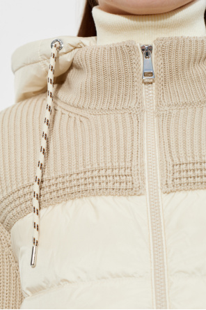 Moncler Kardigan z pikowanym przodem
