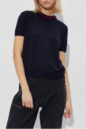 Moncler Top with embroidered logo