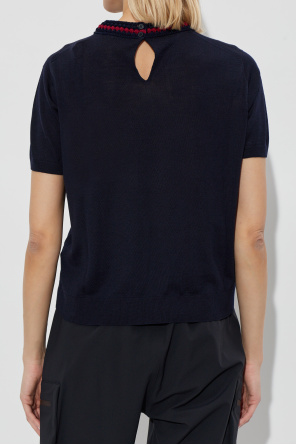 Moncler Top with embroidered logo