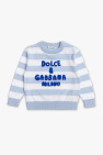 Dolce & Gabbana logo patch zipped hoodie