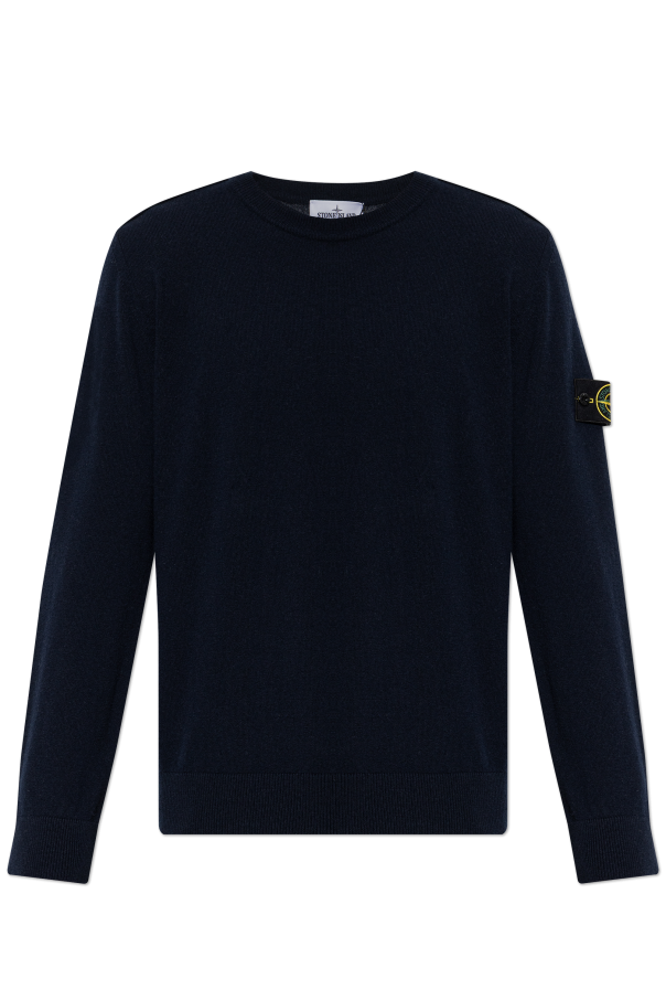 Wool sweater with a crew neck od Stone Island