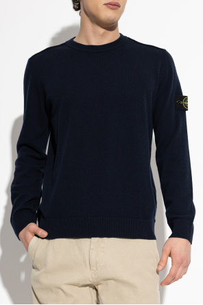Stone Island Wool sweater with a crew neck