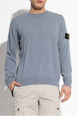 Stone Island Camisola de lã com decote redondo