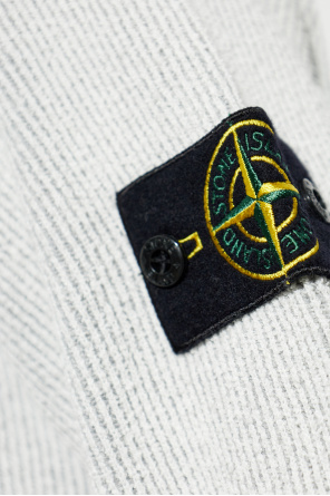Stone Island Pullover mit Logo-Aufnäher