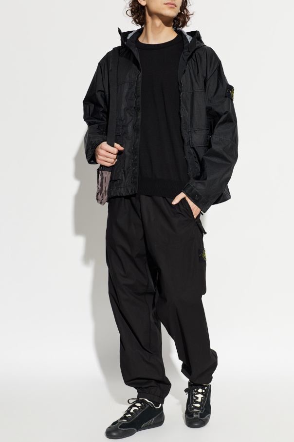 Stone Island Suéter con parche de logo