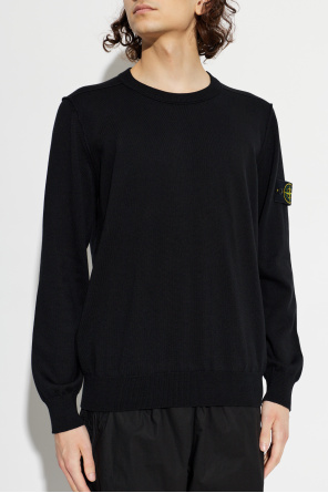 Stone Island Suéter con parche de logo