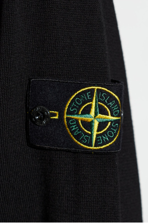 Stone Island Suéter con parche de logo