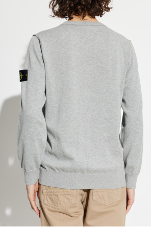 Stone Island Pullover mit Logo-Patch