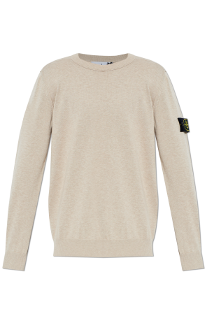 Sweater with logo patch
