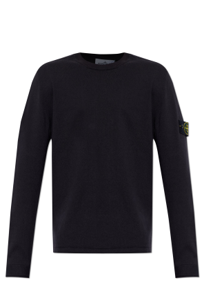 Sweater with logo patch