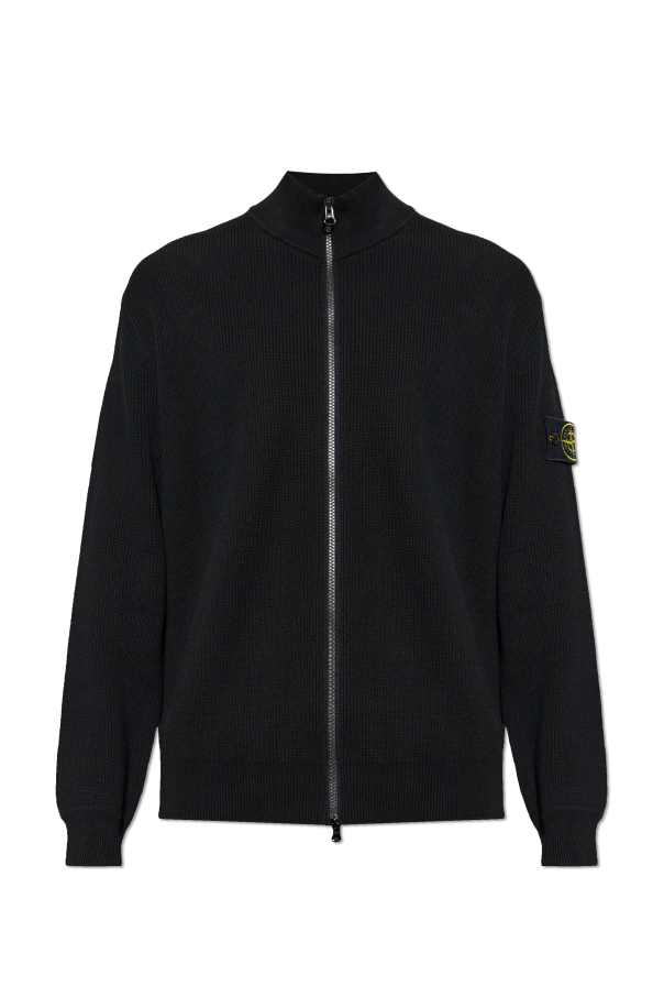 Cardigan with stand-up collar od Stone Island