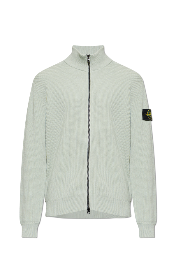 Cardigan with stand-up collar od Stone Island