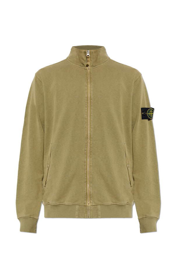 Sweatshirt with logo patch od Stone Island
