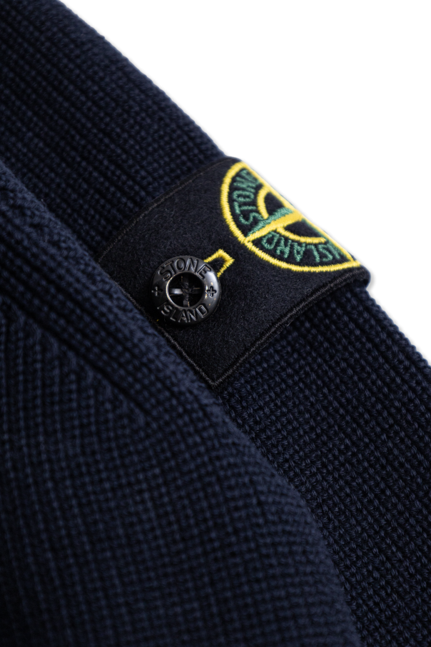 Stone Island Junior Cárdigan con bolsillos
