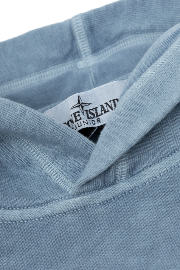 Stone Island Junior Bluza z naszywką logo