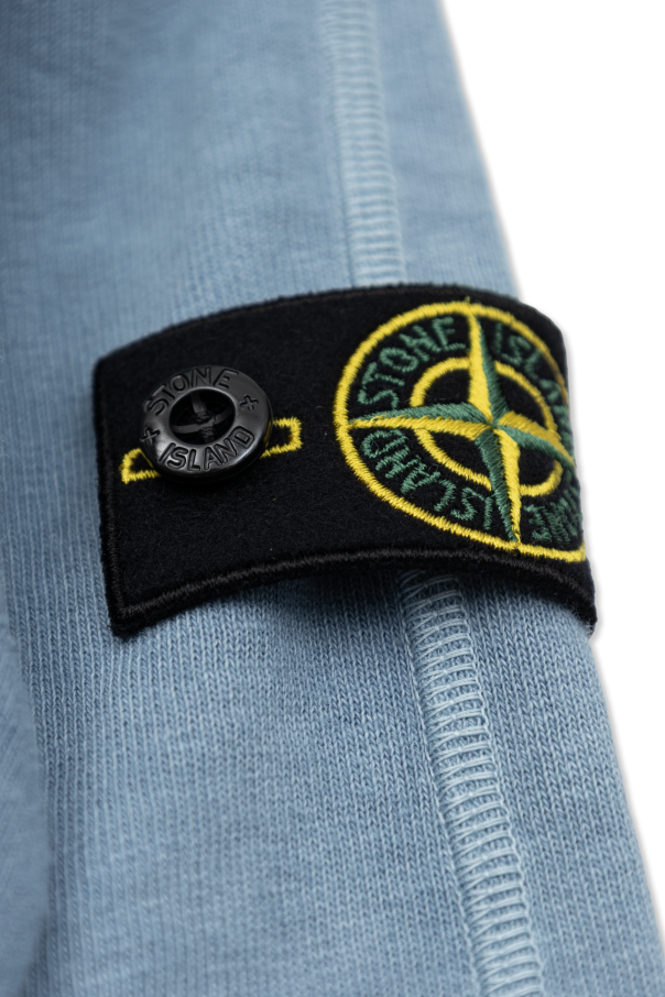 Stone Island Junior Bluza z naszywką logo
