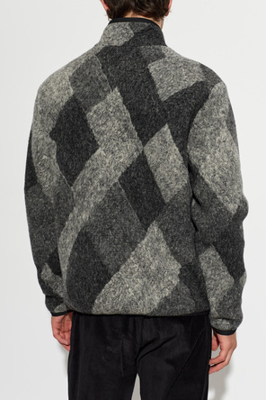 Moncler Cardigan with logo patch