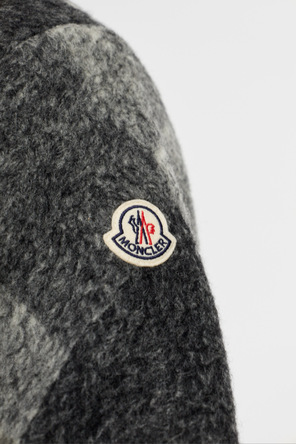 Moncler Cardigan with logo patch