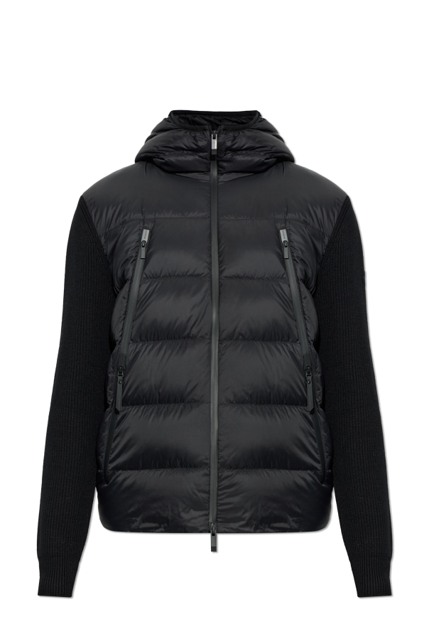 Cardigan with quilted front od Moncler