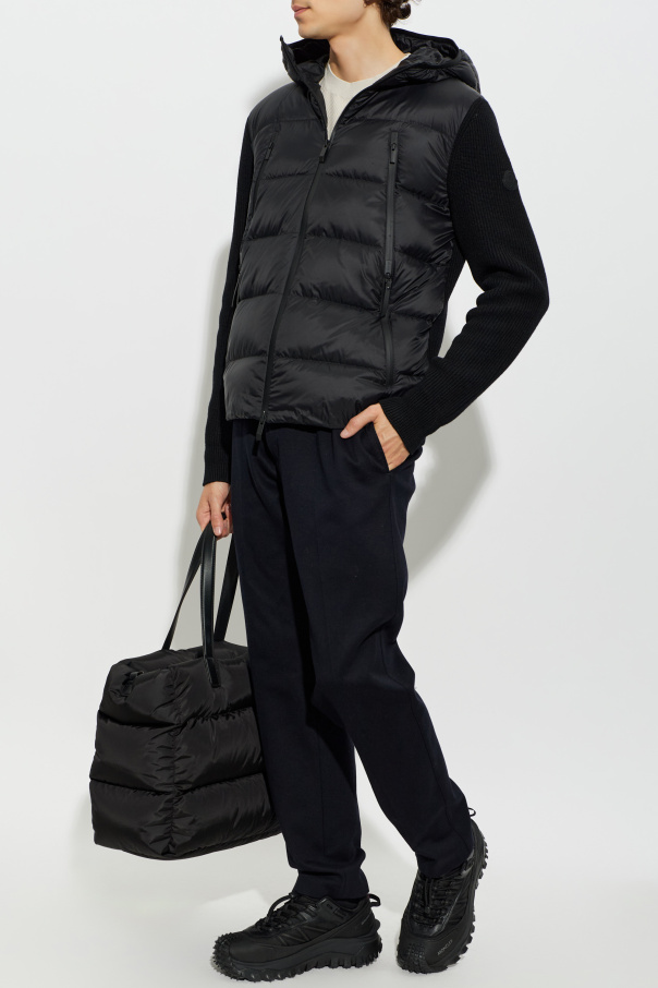 Moncler Cardigan with quilted front