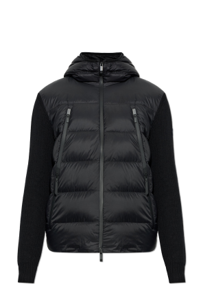Cardigan with quilted front