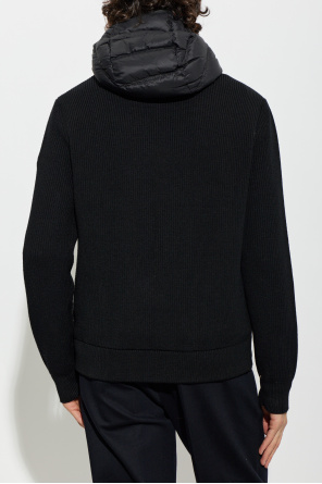 Moncler Cardigan with quilted front
