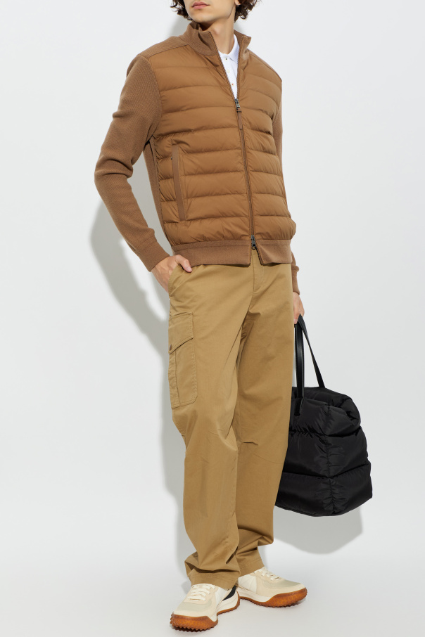 Moncler Cardigan with quilted front