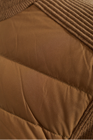Moncler Cardigan with quilted front