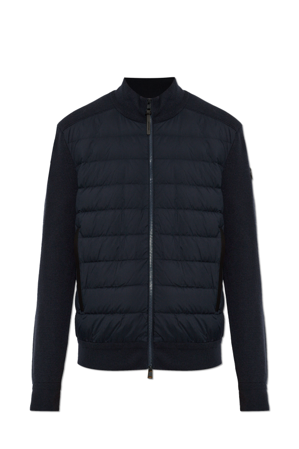Cardigan with quilted front od Moncler