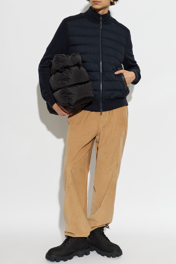 Moncler Cardigan with quilted front