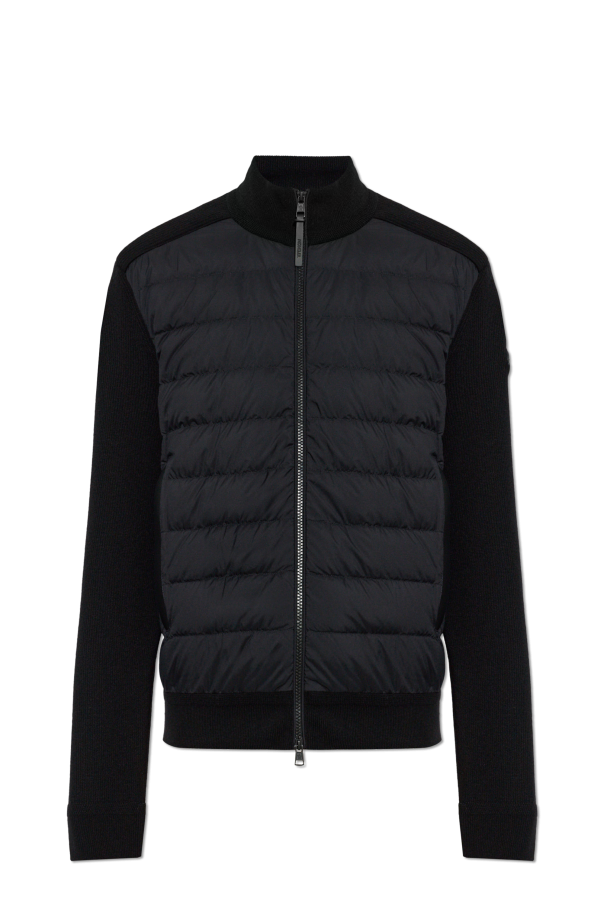 Cardigan with quilted front od Moncler