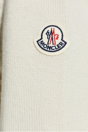Moncler Kardigan z pikowanym przodem