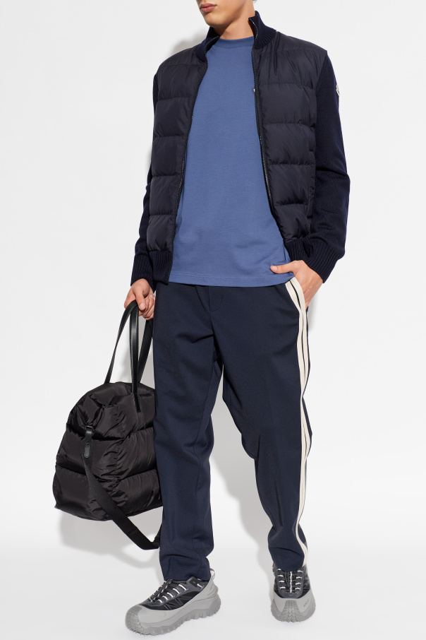 Moncler Kardigan z pikowanym przodem