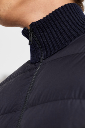 Moncler Kardigan z pikowanym przodem