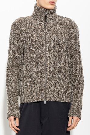 Moncler Woll-Cardigan mit Logo-Patch