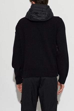 Moncler Quilted-front cardigan