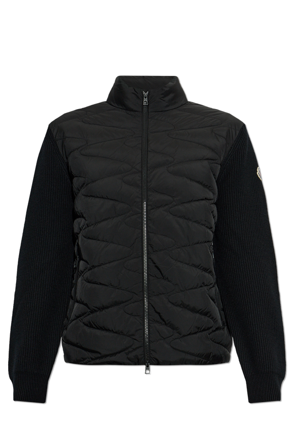 Moncler Quilted-front cardigan